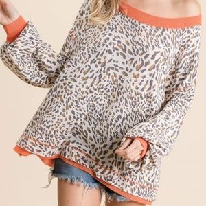 Ces Femme Animal Print Sweater